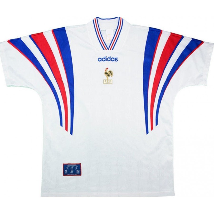 Camisa II Seleção da França 1996 Adidas retro
